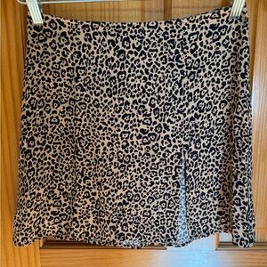 Reformation Margot Skirt - Leopard